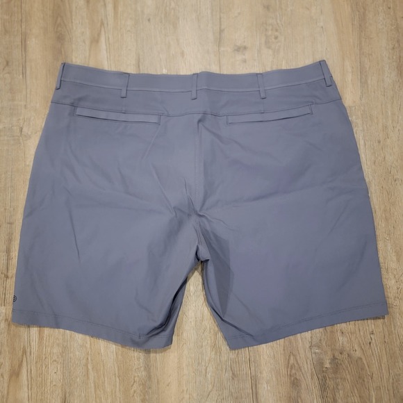 Public Rec Shorts Mens 44 Lot‎ Of 2 Performance Gray Khaki Bundle Flat Front - Picture 3 of 13